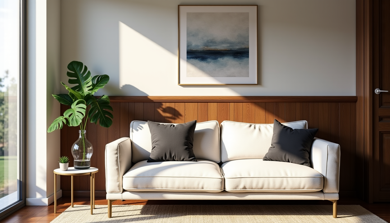 Comment moderniser un lambris mural en bois foncé ?